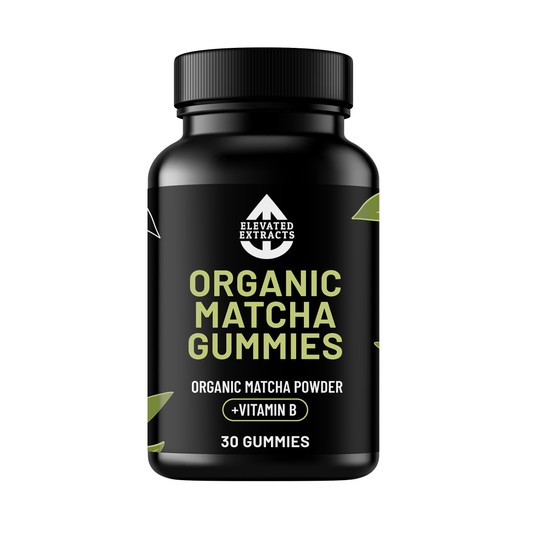 Organic Matcha Gummies – Natural Energy & Focus Support (30 Gummies)